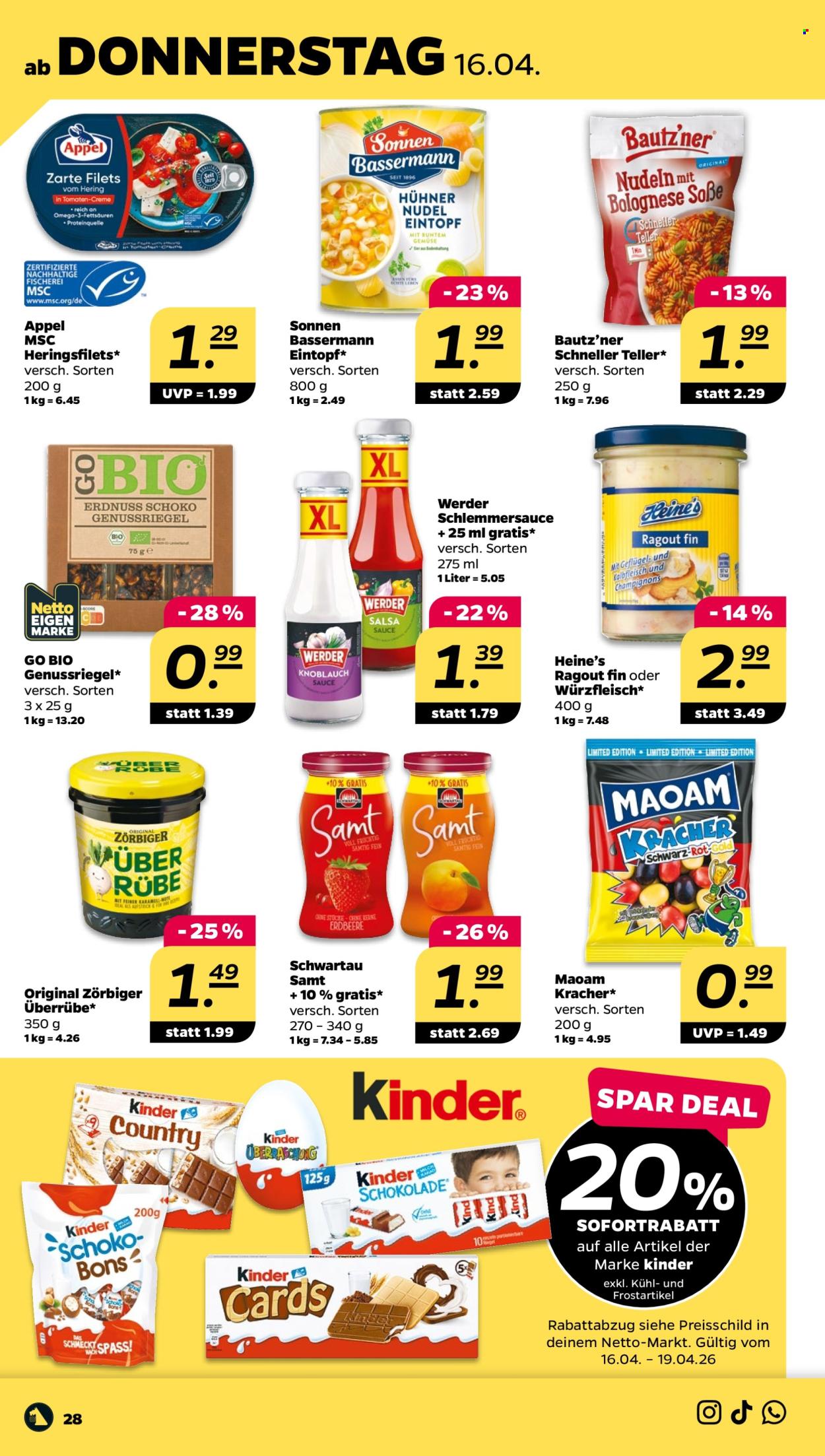 Netto Prospekte  - 13.04.2026 - 18.04.2026. Seite 32