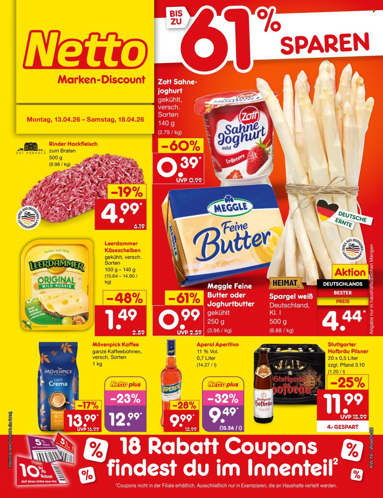 Netto Marken-Discount Prospekte  - 13.04.2026 - 18.04.2026. Seite 1