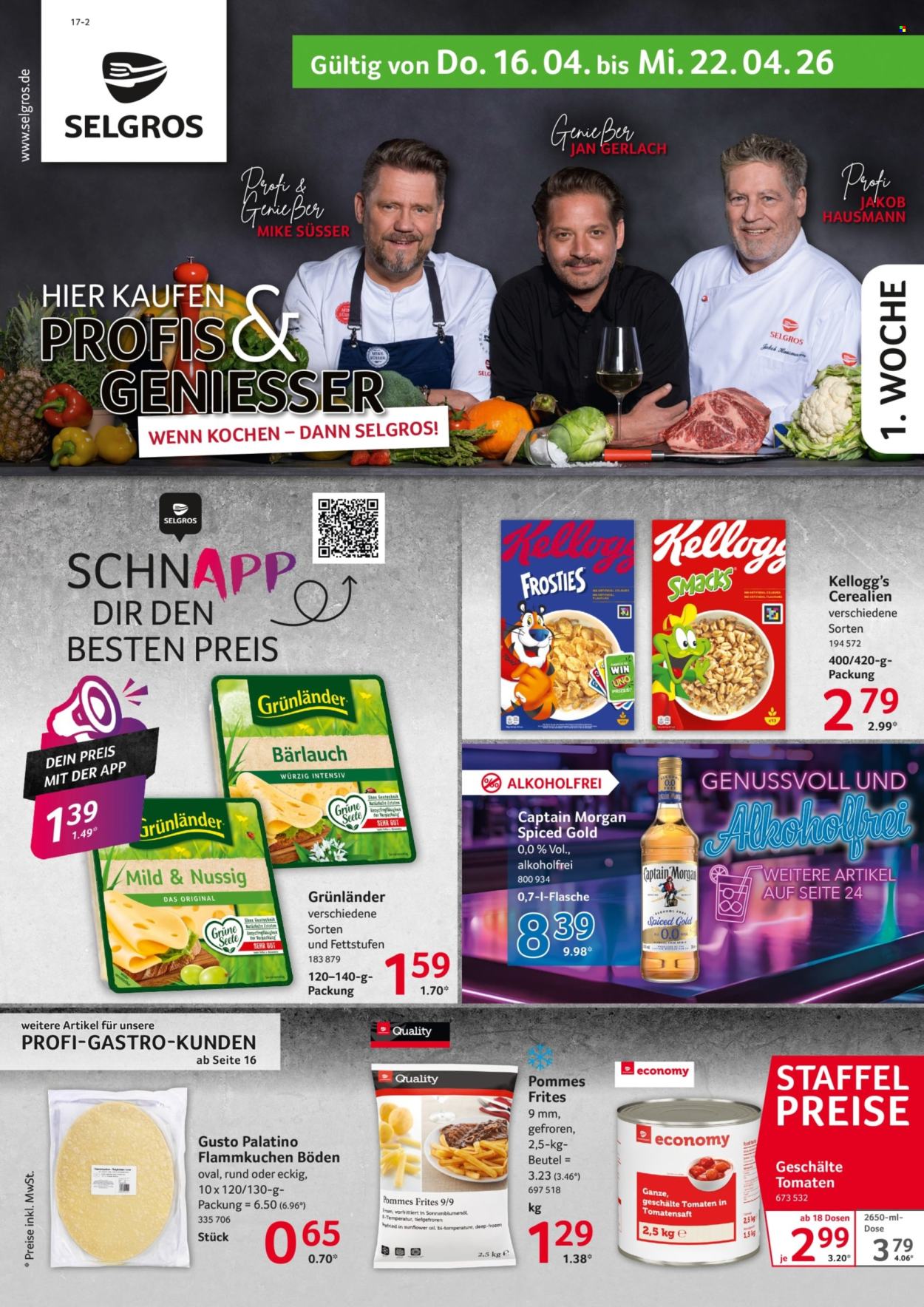 Selgros Prospekte  - 16.04.2026 - 22.04.2026. Seite 1