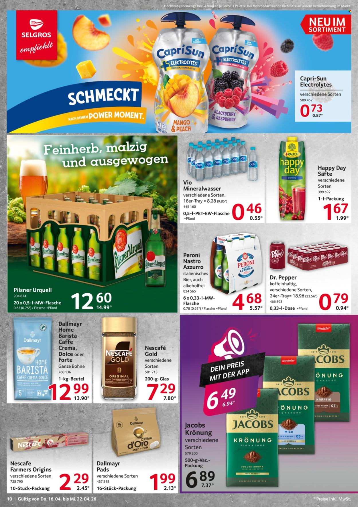 Selgros Prospekte  - 16.04.2026 - 22.04.2026. Seite 10