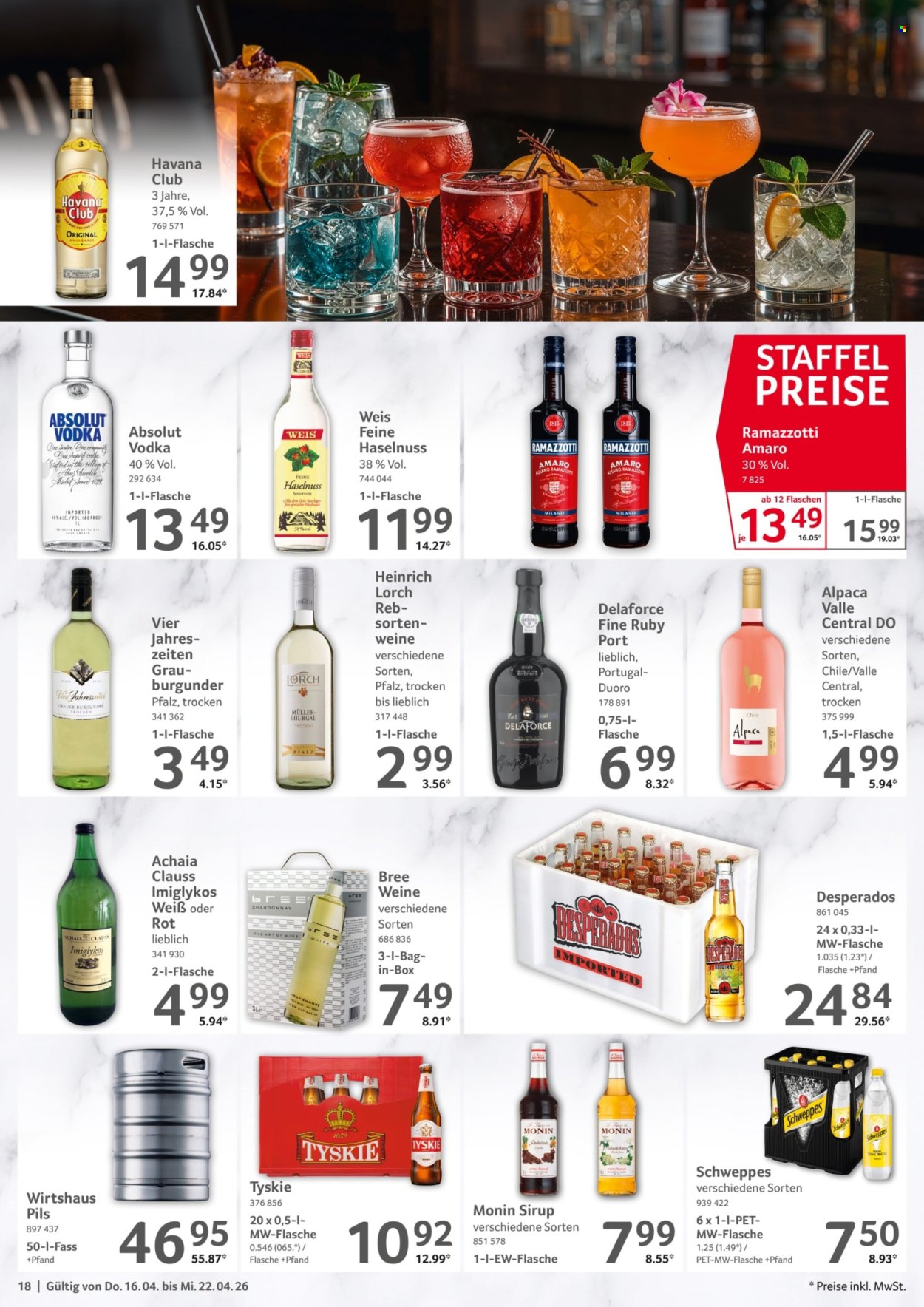 Selgros Prospekte  - 16.04.2026 - 22.04.2026. Seite 18