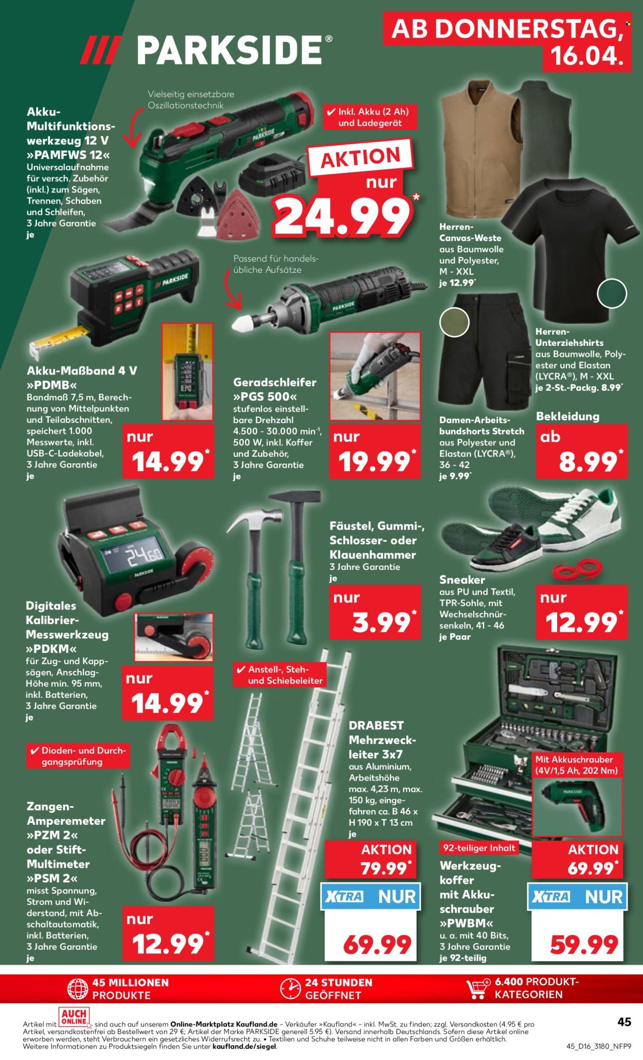 Kaufland Prospekte  - 16.04.2026 - 22.04.2026. Seite 45