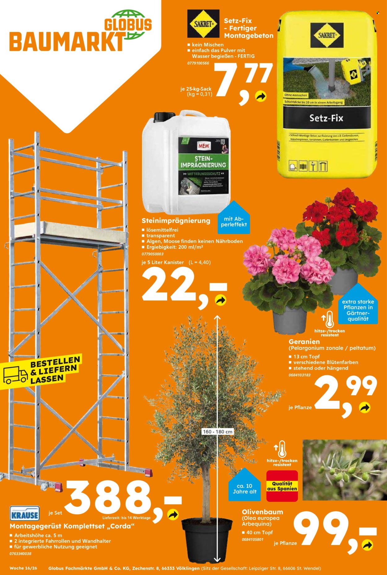 Globus Baumarkt Prospekte  - 13.04.2026 - 18.04.2026. Seite 16