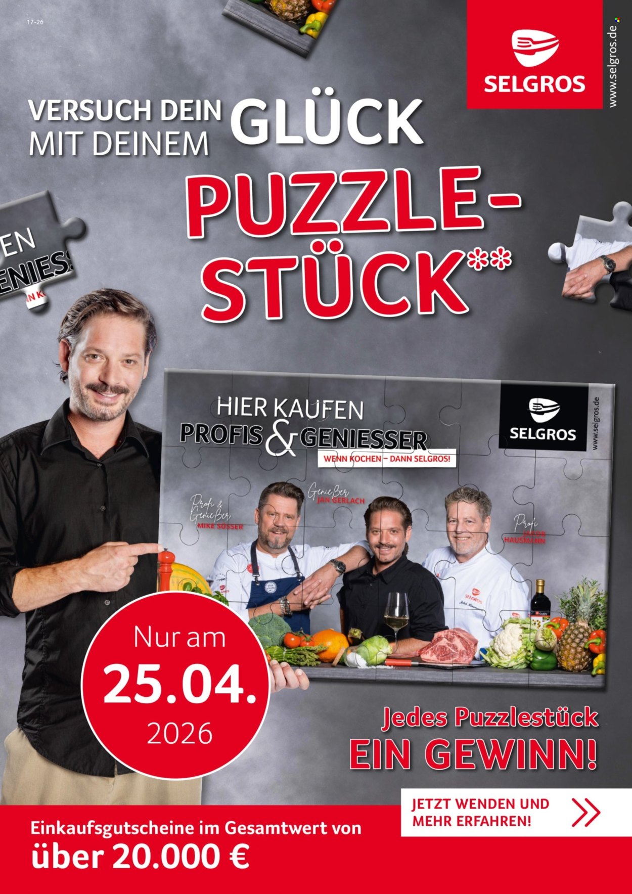 Selgros Prospekte  - 25.04.2026 - 25.04.2026. Seite 1