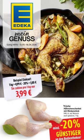 Prospekte Edeka - 13.04.2026 - 18.04.2026.