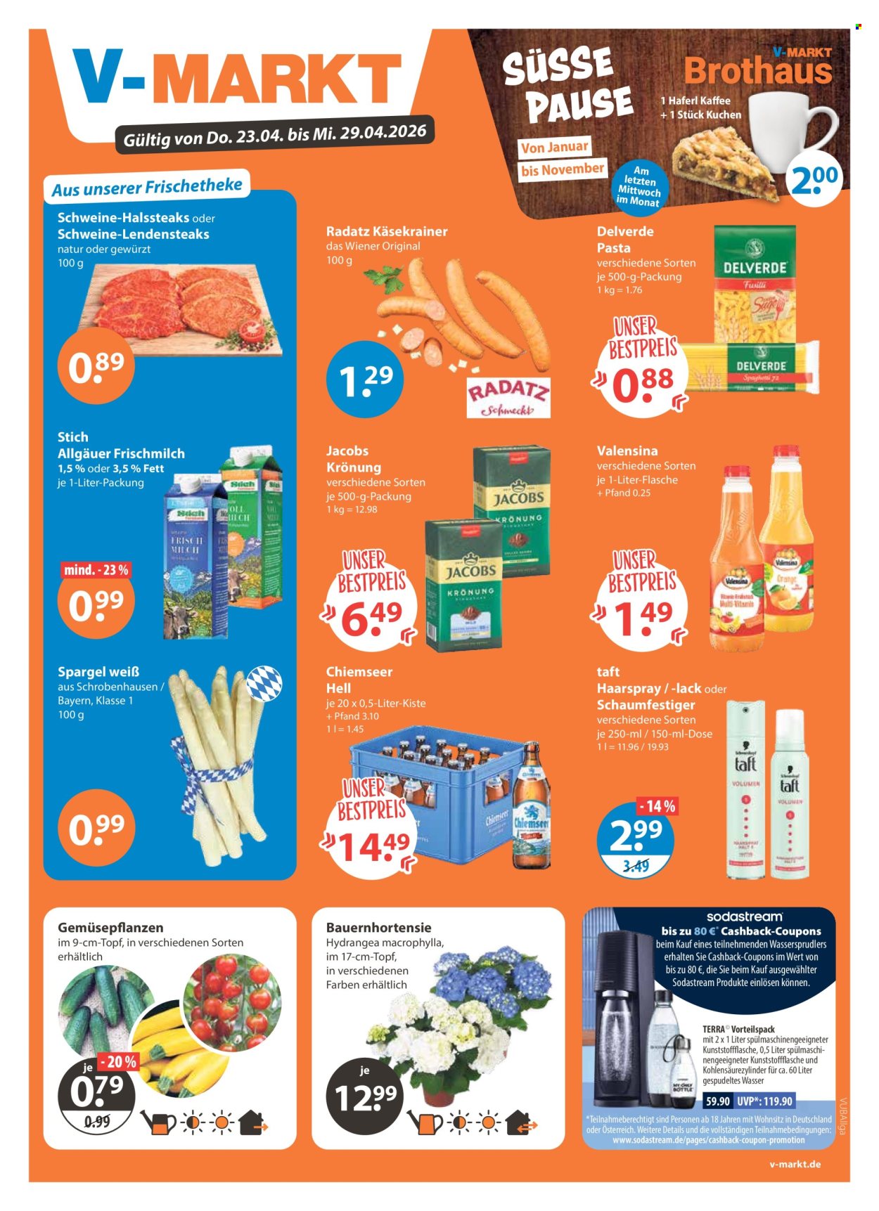 V-Markt Prospekte  - 23.04.2026 - 29.04.2026. Seite 1