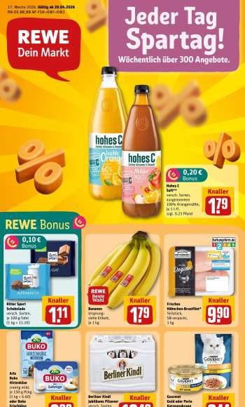Prospekte REWE - 20.04.2026 - 26.04.2026.