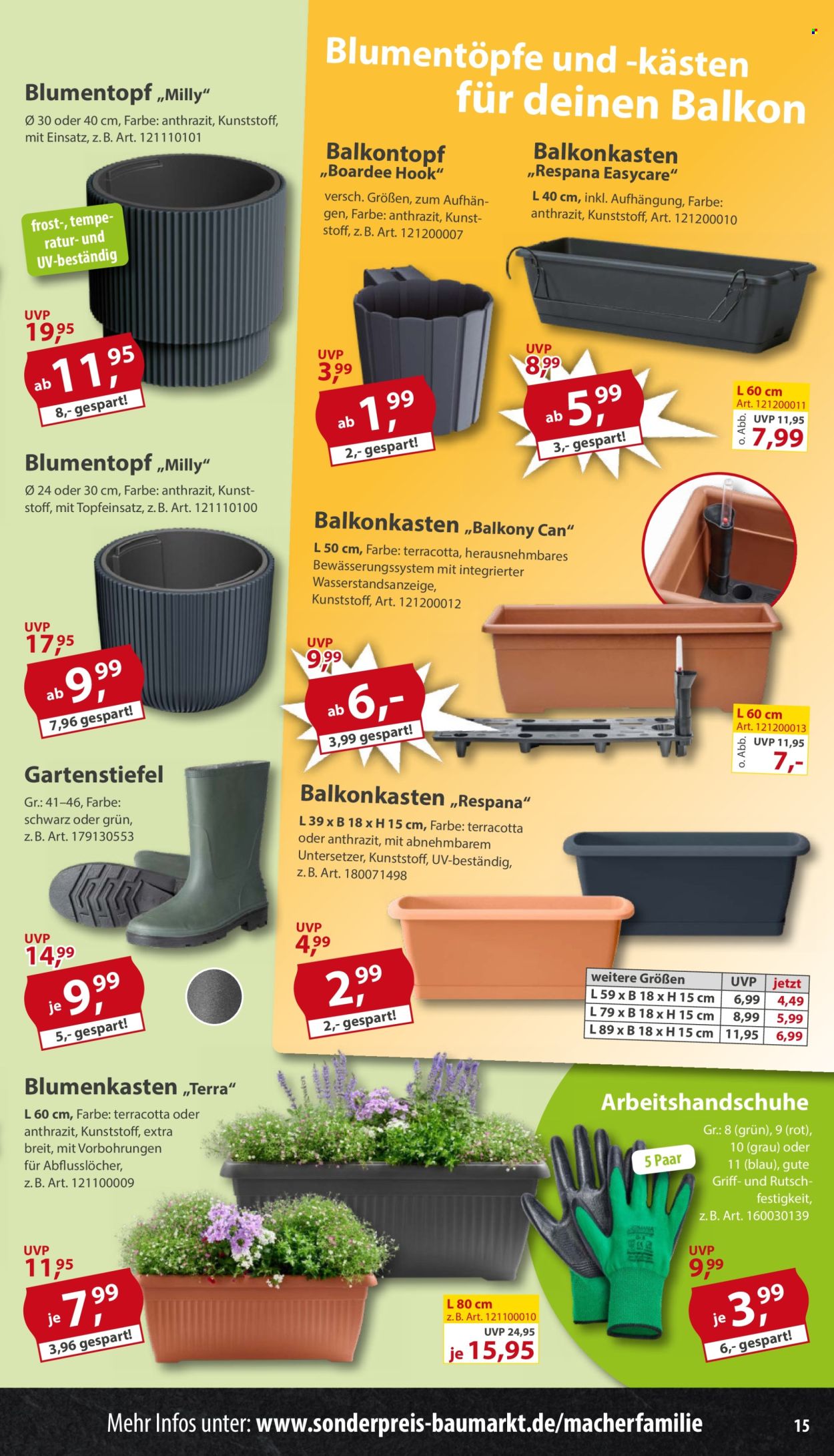 Sonderpreis-Baumarkt Prospekte  - 25.04.2026 - 1.05.2026. Seite 15