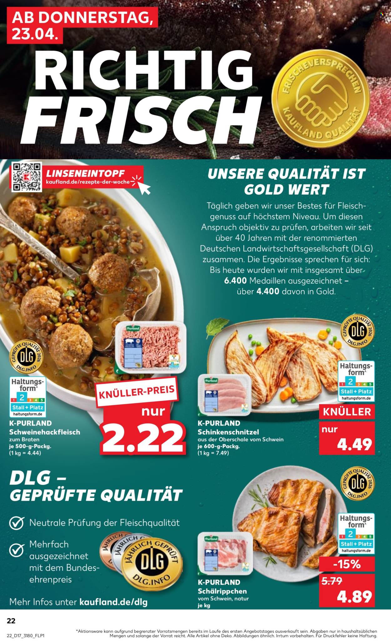 Kaufland Prospekte  - 23.04.2026 - 29.04.2026. Seite 22