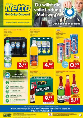 Prospekte Netto Marken-Discount - 20.04.2026 - 25.04.2026.