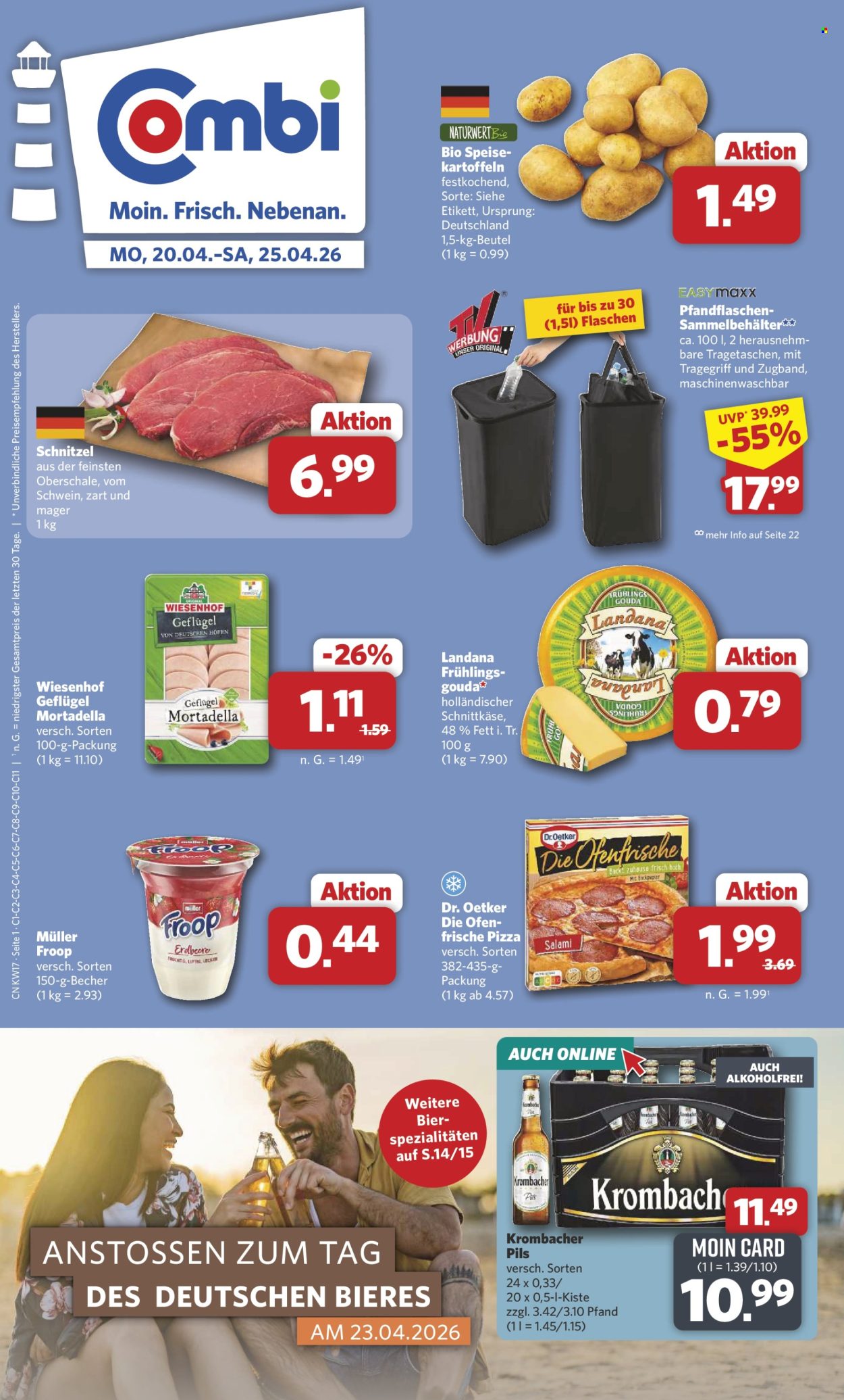 Combi Prospekte  - 20.04.2026 - 25.04.2026. Seite 1