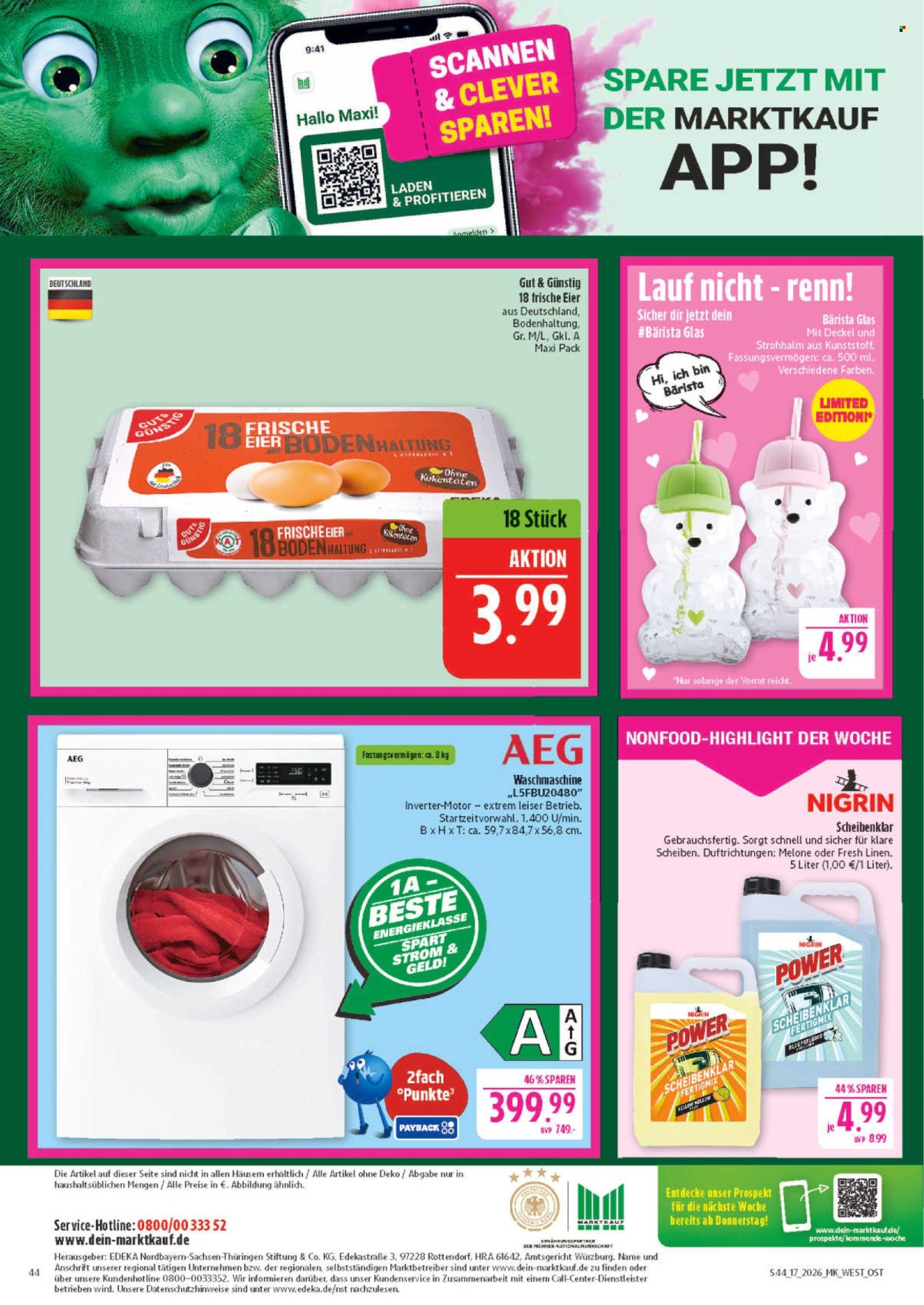 Marktkauf Prospekte  - 20.04.2026 - 25.04.2026. Seite 44