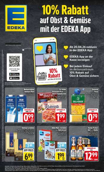 Prospekte Edeka - 20.04.2026 - 25.04.2026.