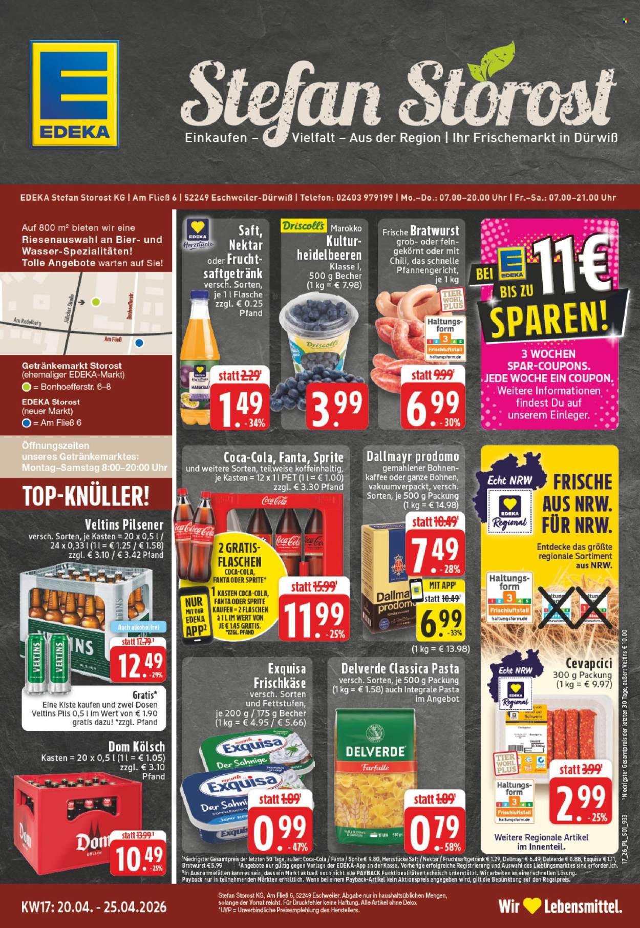 Edeka Prospekte  - 20.04.2026 - 25.04.2026. Seite 1