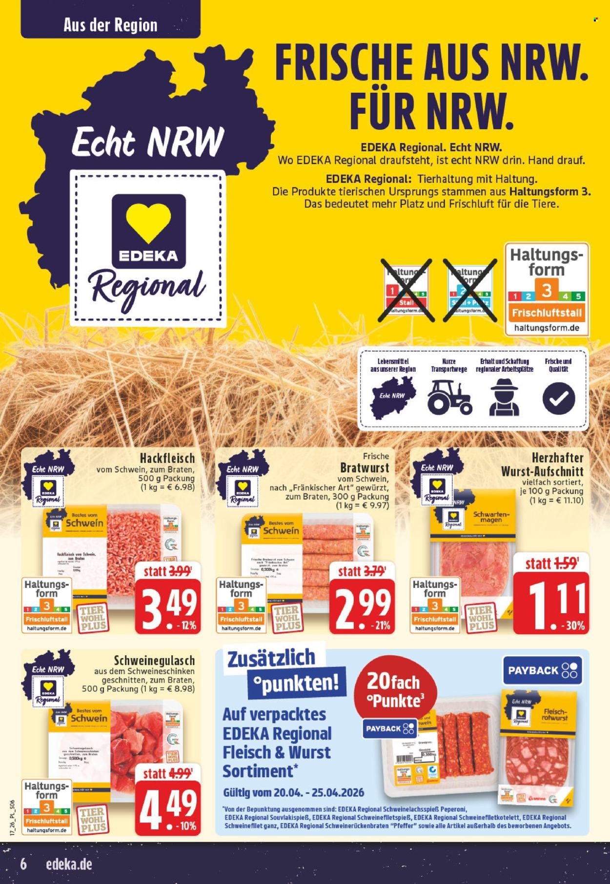 Edeka Prospekte  - 20.04.2026 - 25.04.2026. Seite 6