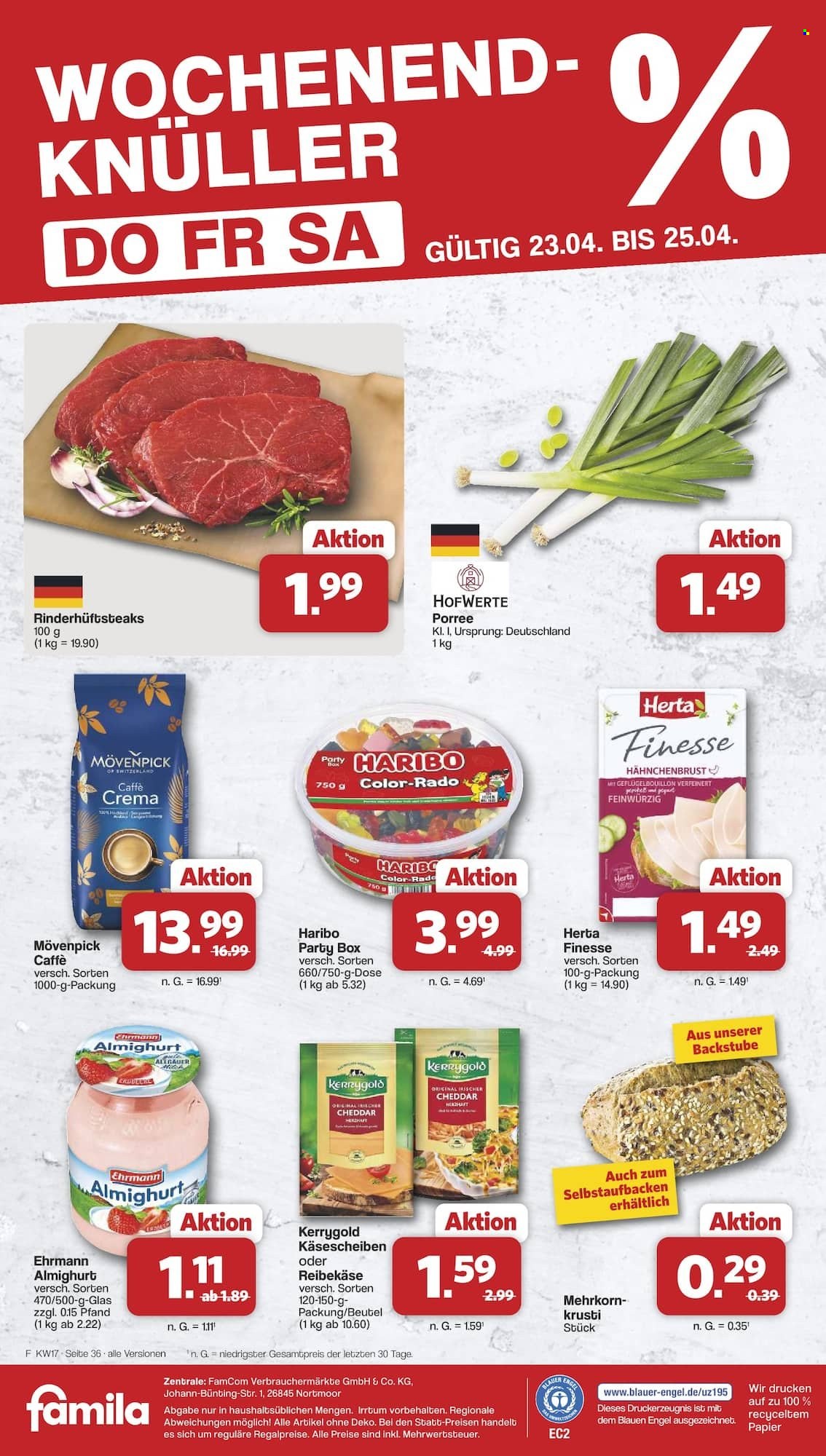 famila Prospekte  - 20.04.2026 - 25.04.2026. Seite 38
