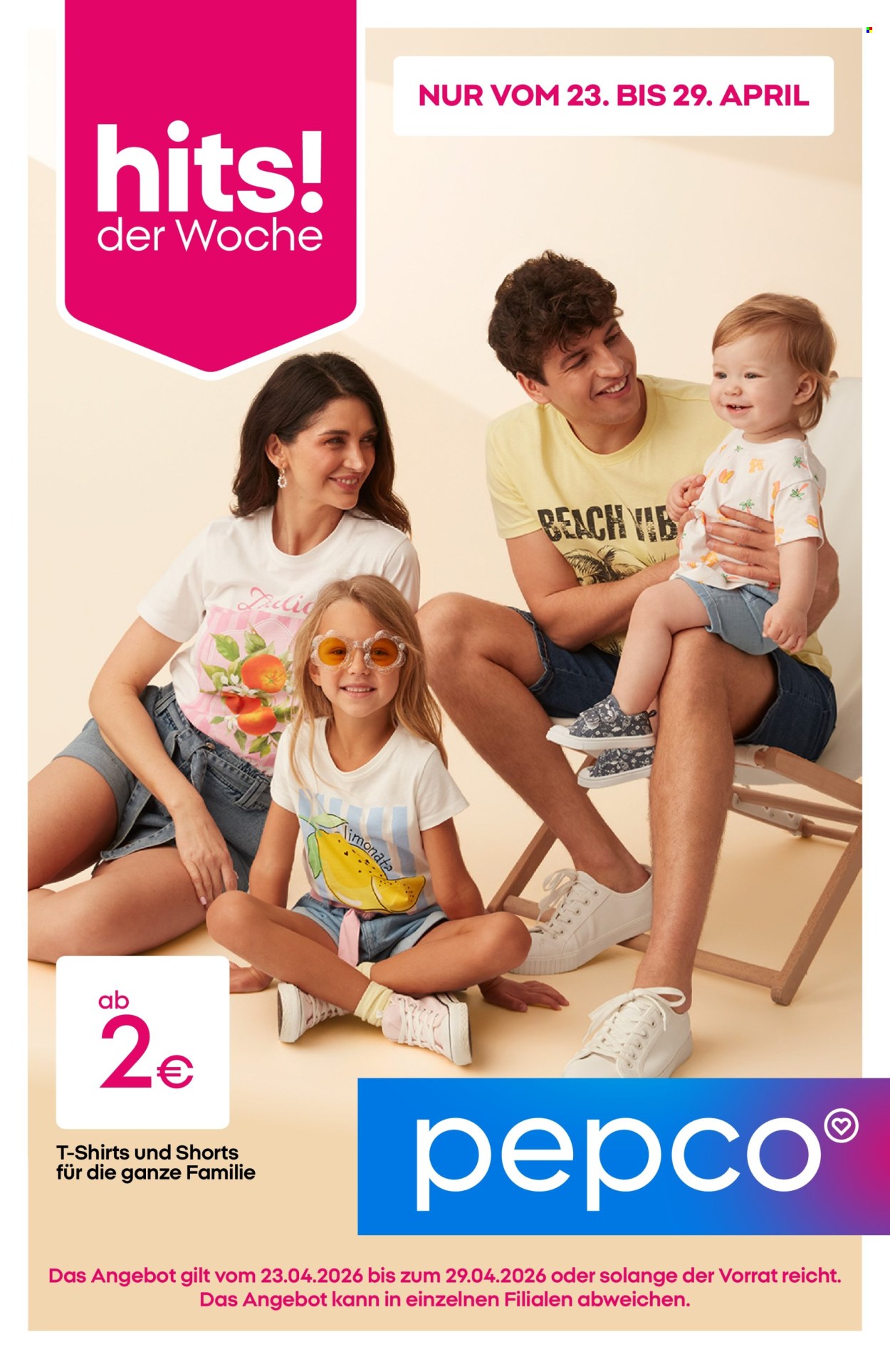 Pepco Prospekte  - 23.04.2026 - 29.04.2026. Seite 1