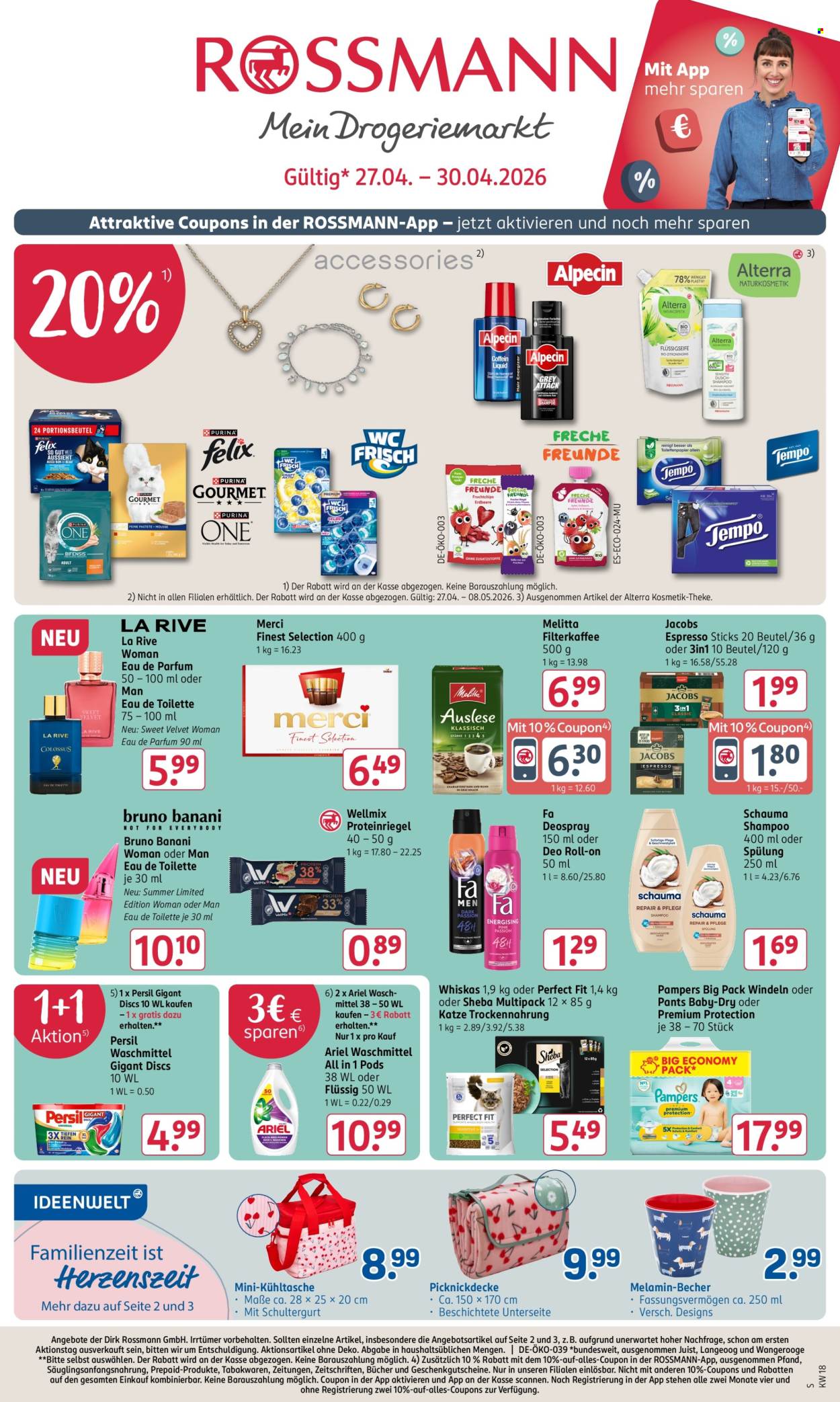 Rossmann Prospekte  - 27.04.2026 - 30.04.2026. Seite 1