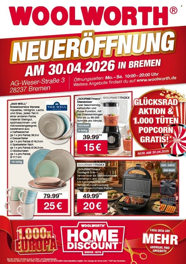 Woolworth Prospekte  - 30.04.2026 - 30.04.2026. Seite 1