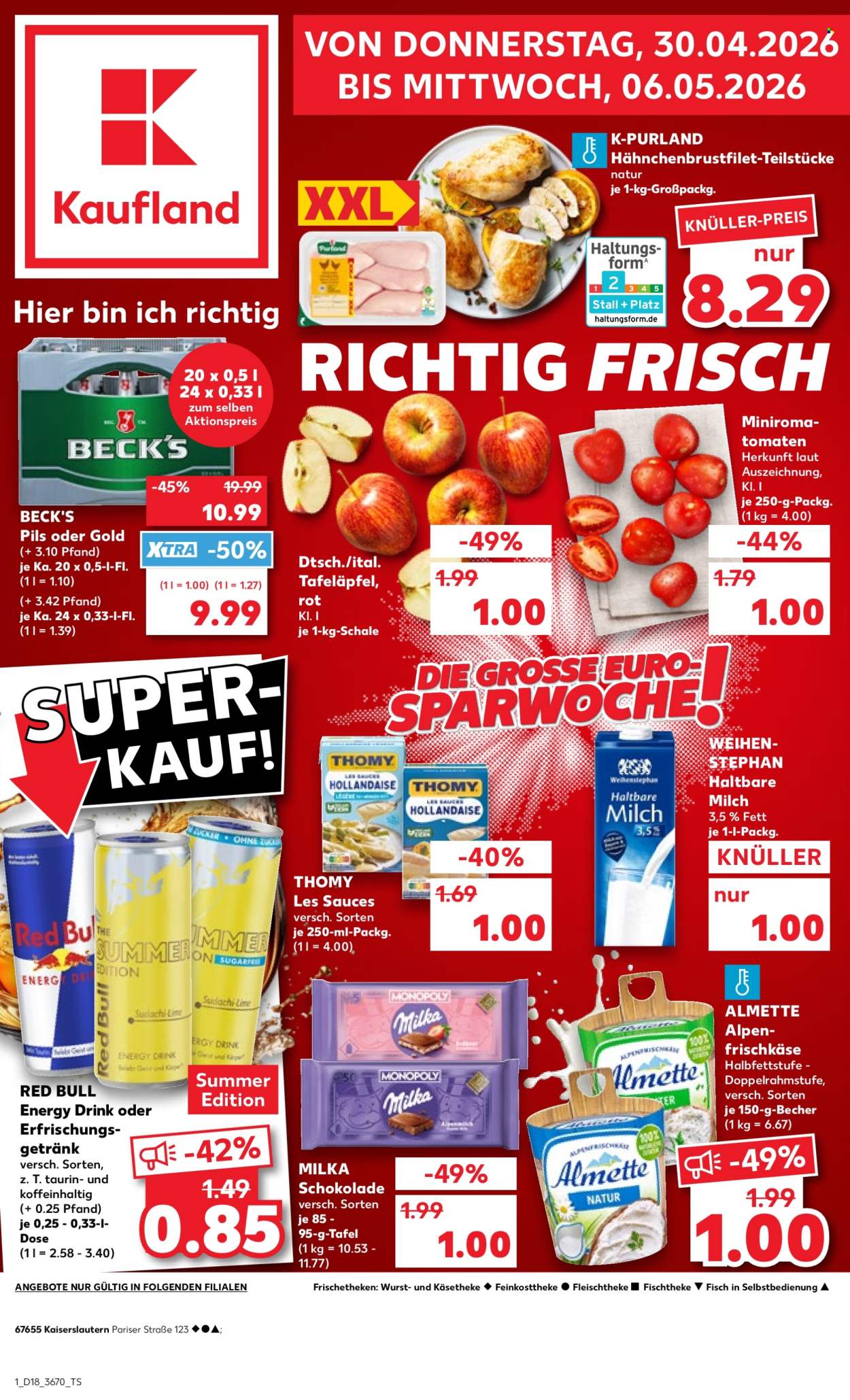 Kaufland Prospekte  - 30.04.2026 - 6.05.2026. Seite 1
