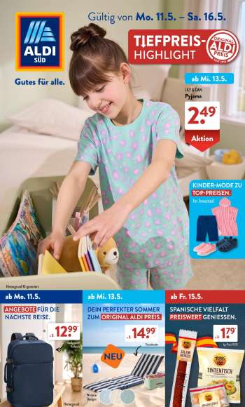 Prospekte ALDI SÜD - 11.05.2026 - 16.05.2026.