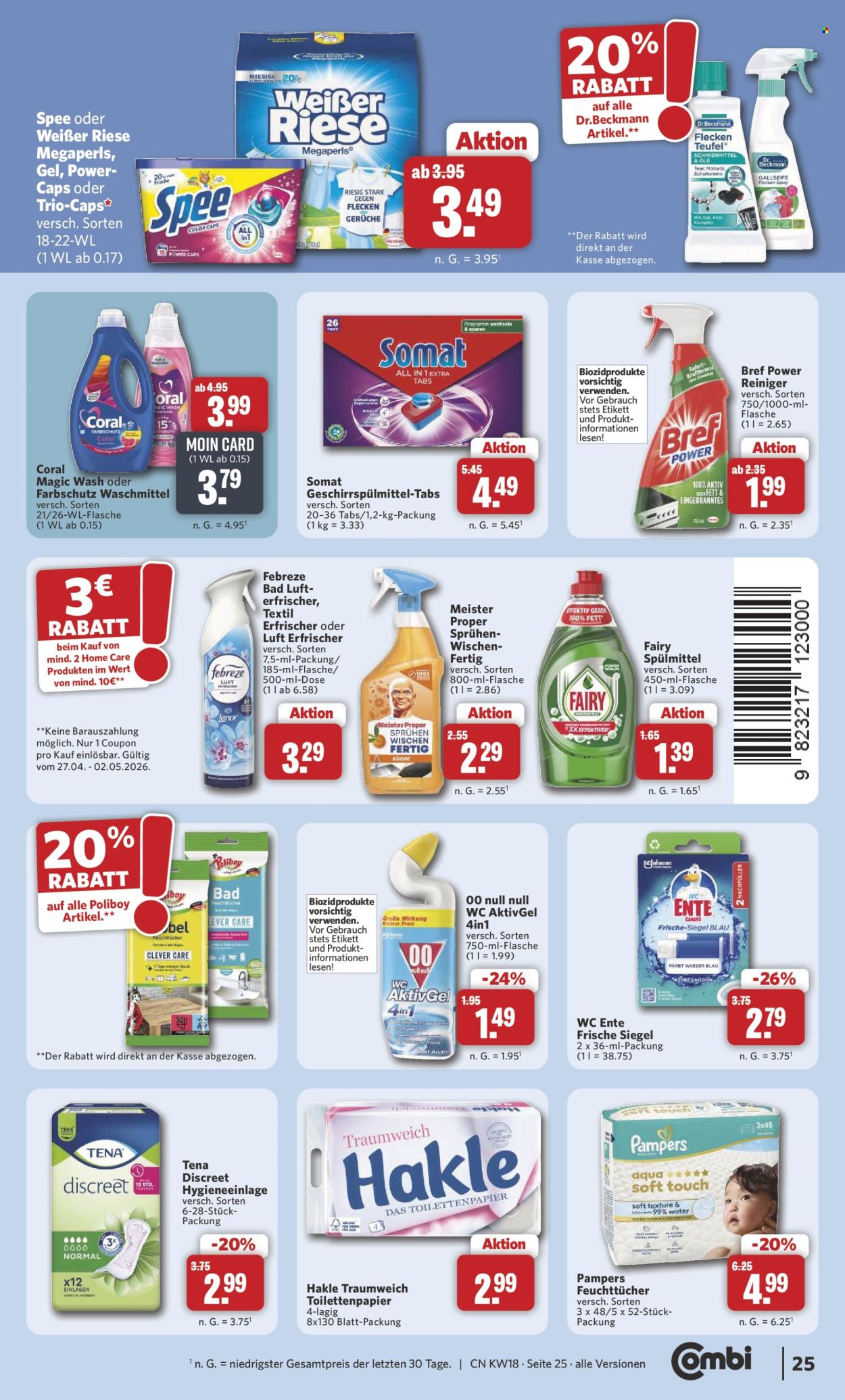 Combi Prospekte  - 27.04.2026 - 2.05.2026. Seite 26