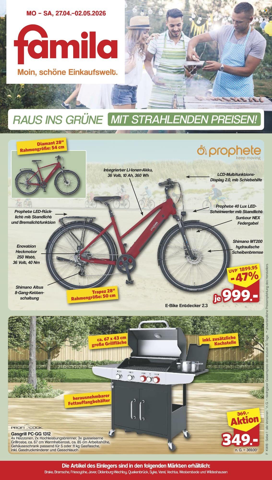 famila Prospekte  - 27.04.2026 - 2.05.2026. Seite 1