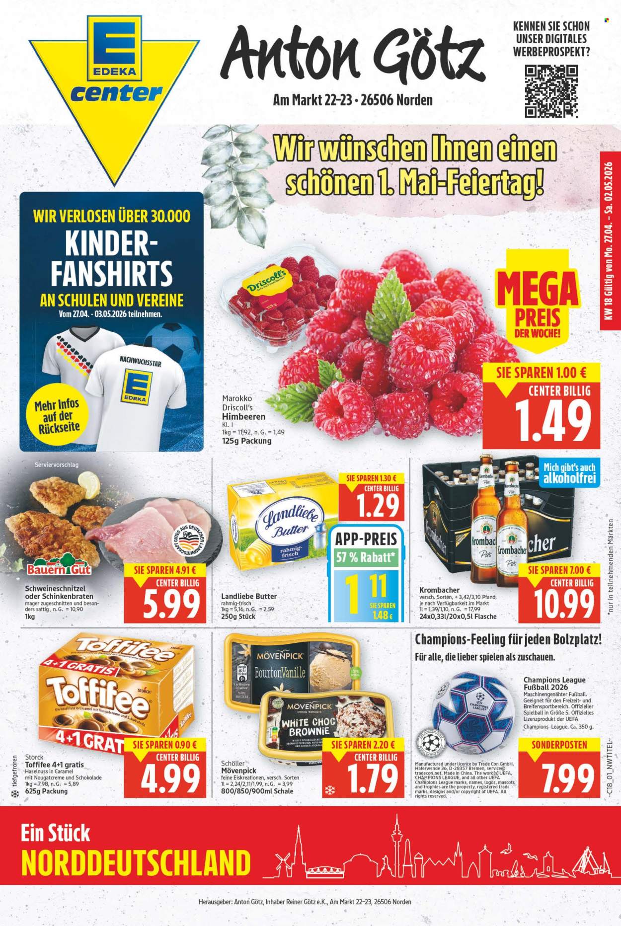 E center Prospekte  - 27.04.2026 - 2.05.2026. Seite 1
