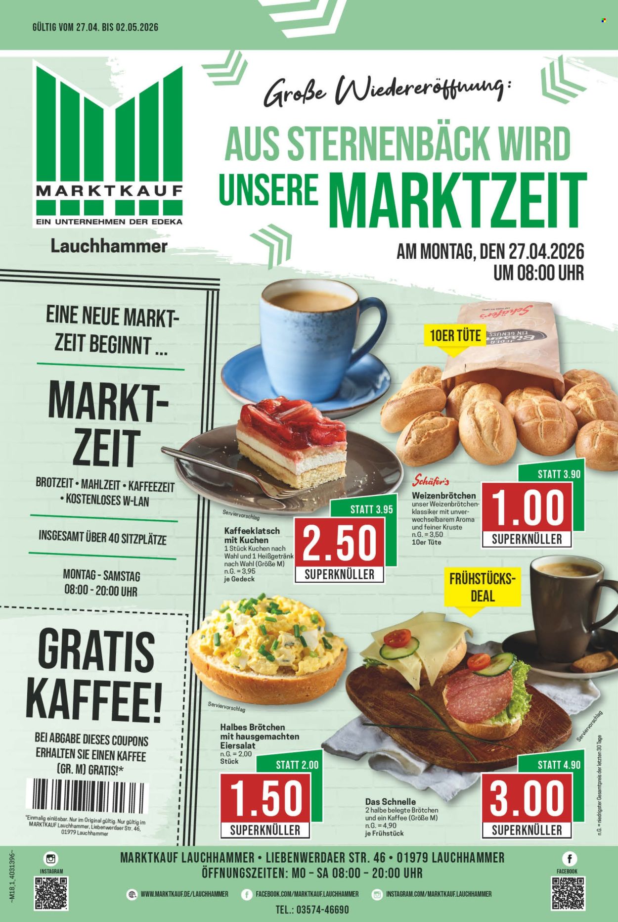 Marktkauf Prospekte  - 27.04.2026 - 2.05.2026. Seite 1