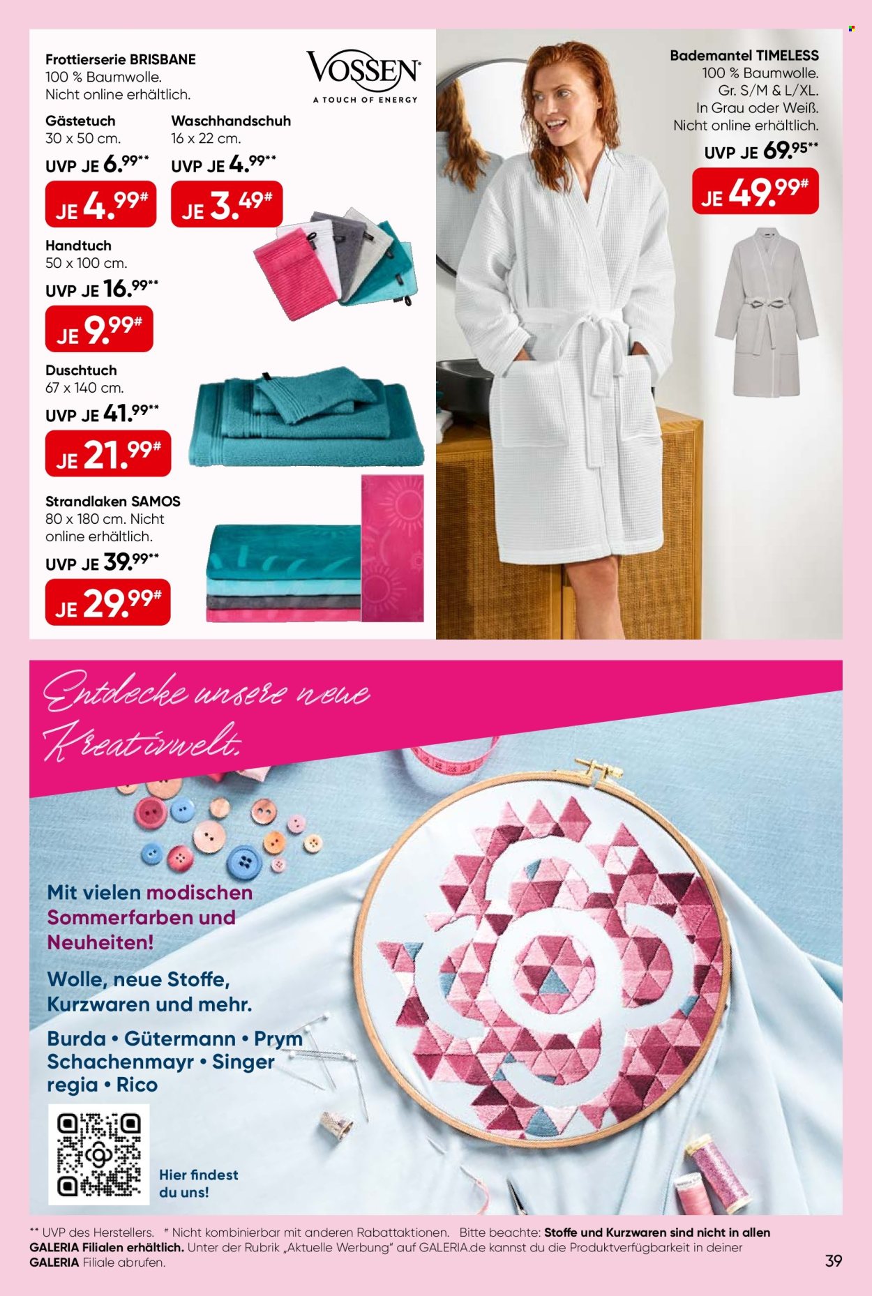 GALERIA Karstadt Kaufhof Prospekte  - 29.04.2026 - 10.05.2026. Seite 39
