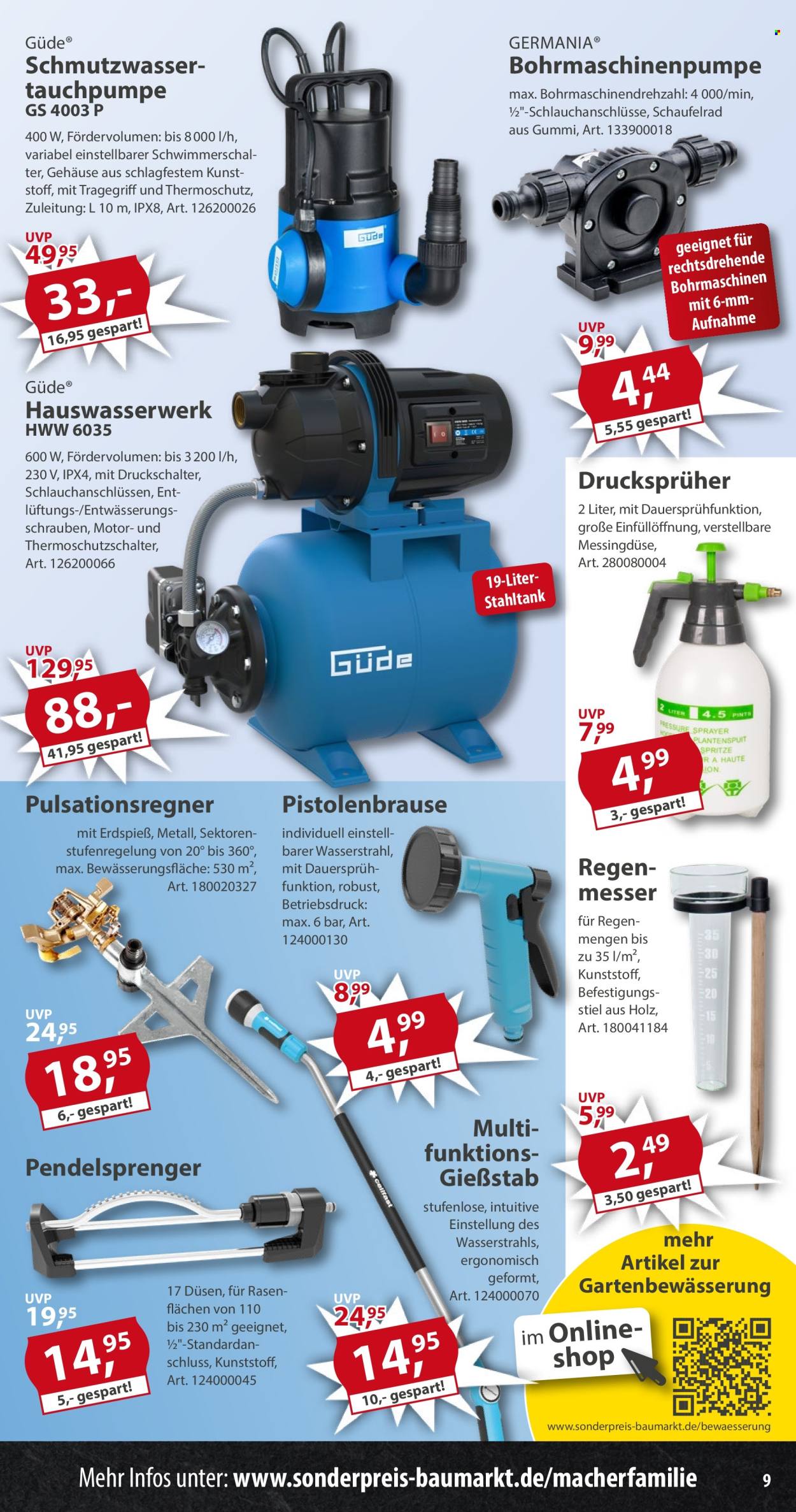 Sonderpreis-Baumarkt Prospekte  - 9.05.2026 - 15.05.2026. Seite 9