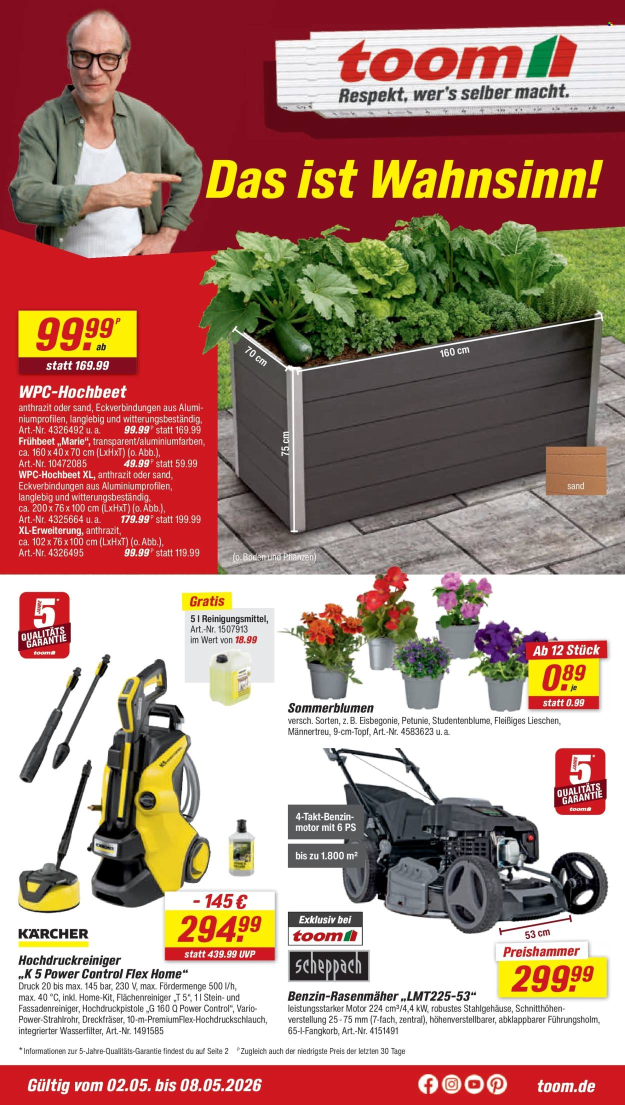 toom Baumarkt Prospekte  - 2.05.2026 - 8.05.2026. Seite 1