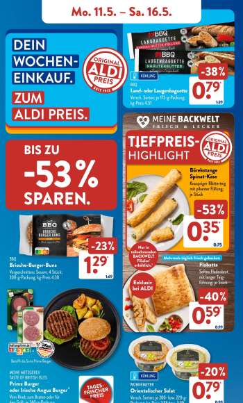 thumbnail - Börekstange Spinat-Käse