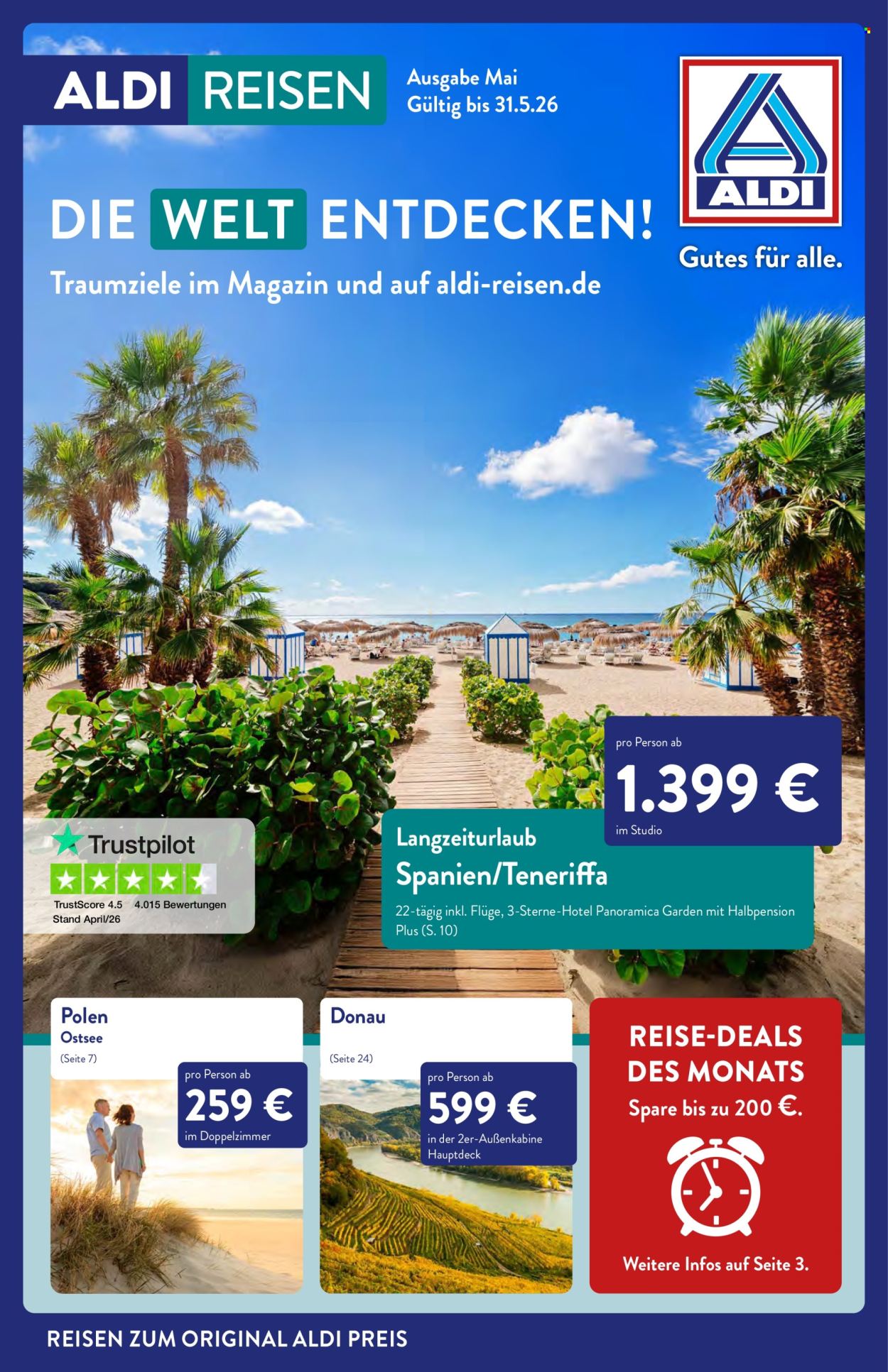 ALDI Nord Prospekte  - 1.05.2026 - 31.05.2026. Seite 1