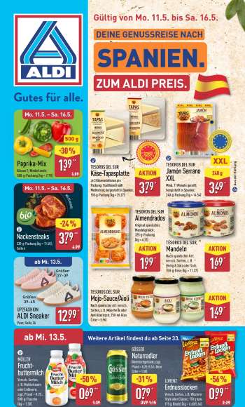 Prospekte ALDI Nord - 11.05.2026 - 16.05.2026.