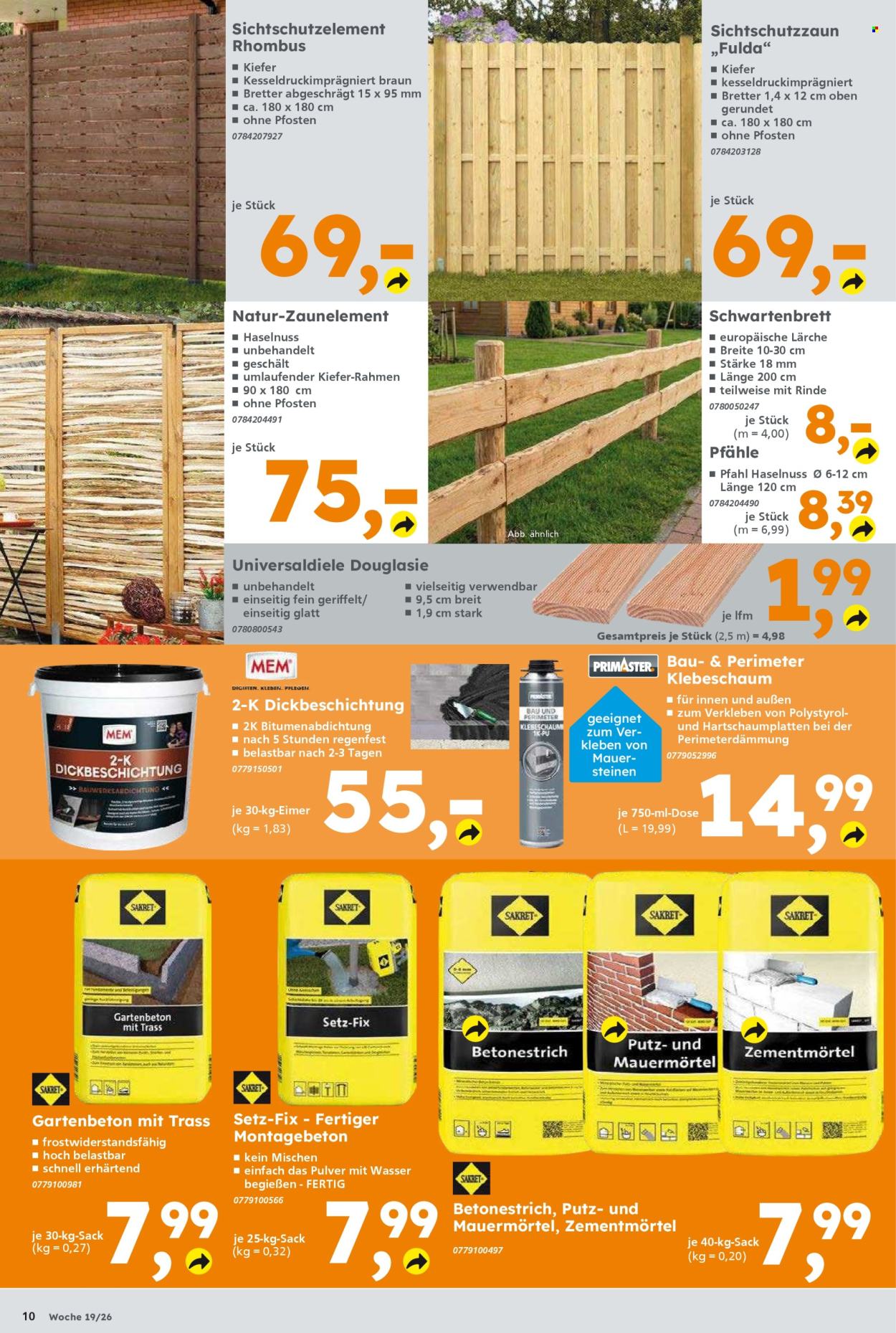 Globus Baumarkt Prospekte  - 4.05.2026 - 9.05.2026. Seite 10