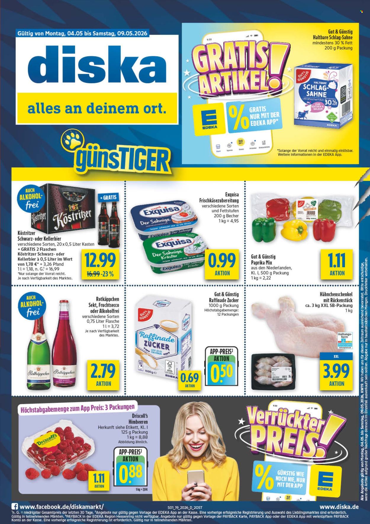 Diska Prospekte  - 4.05.2026 - 9.05.2026. Seite 1