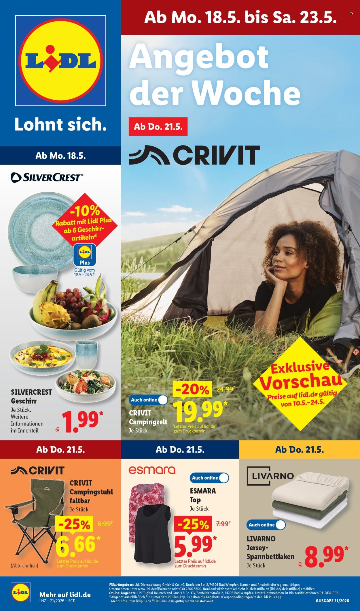 Lidl Prospekte  - 18.05.2026 - 23.05.2026. Seite 1