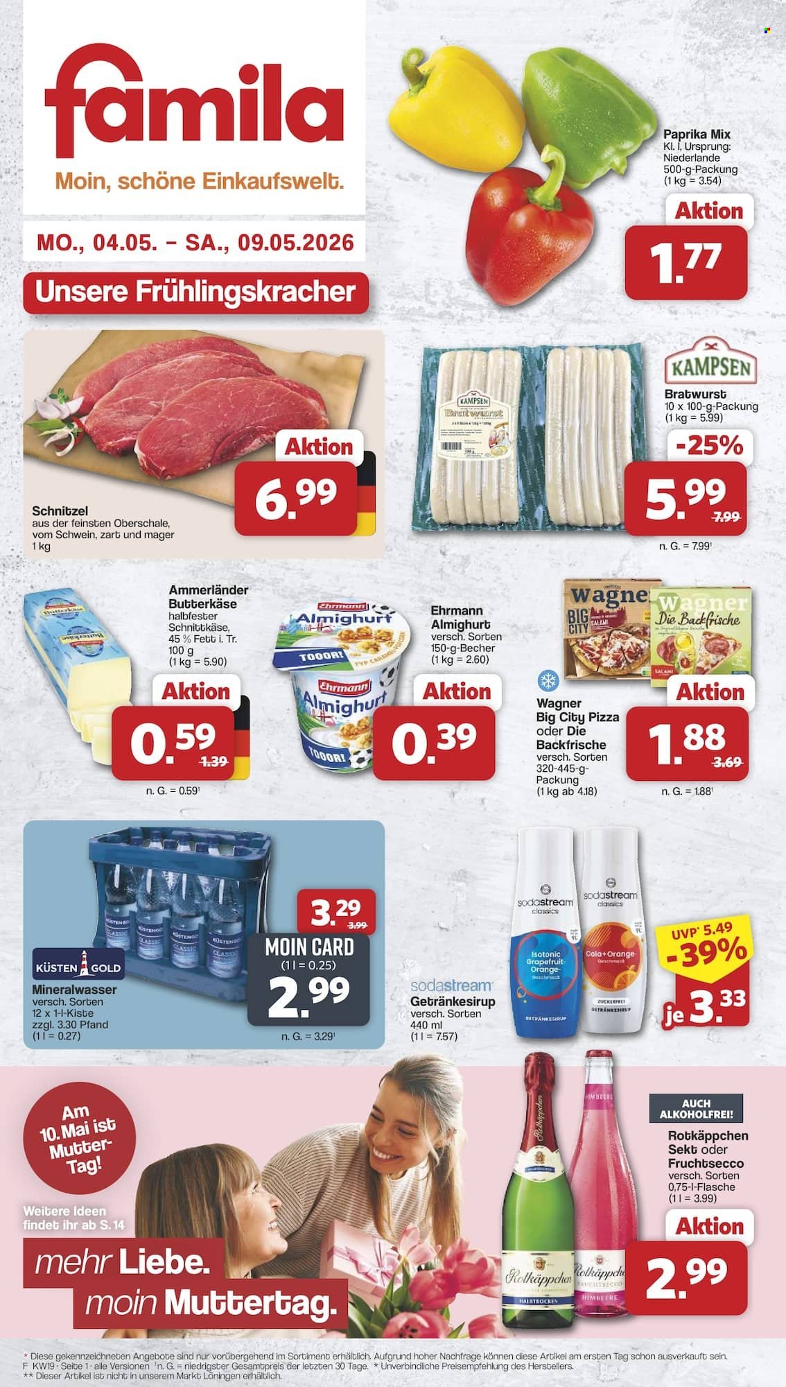 famila Prospekte  - 4.05.2026 - 9.05.2026. Seite 1
