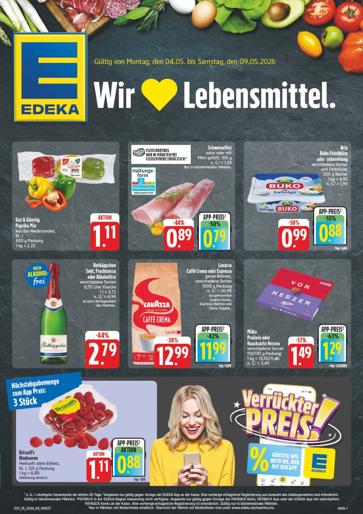Edeka Prospekte  - 4.05.2026 - 9.05.2026. Seite 1