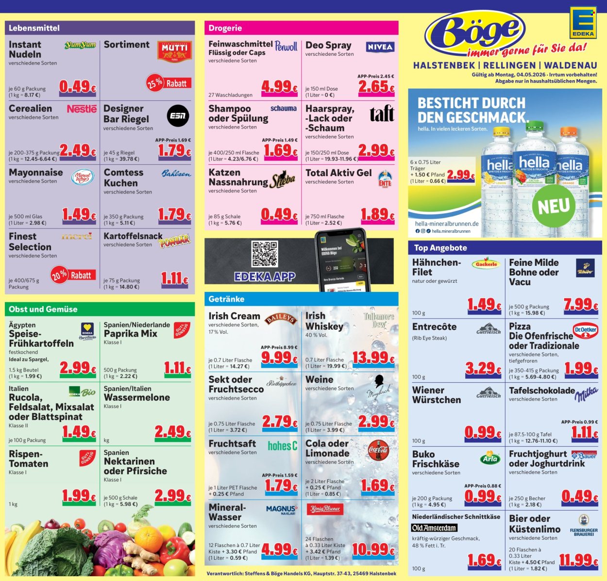 Edeka Prospekte  - 4.05.2026 - 9.05.2026. Seite 1