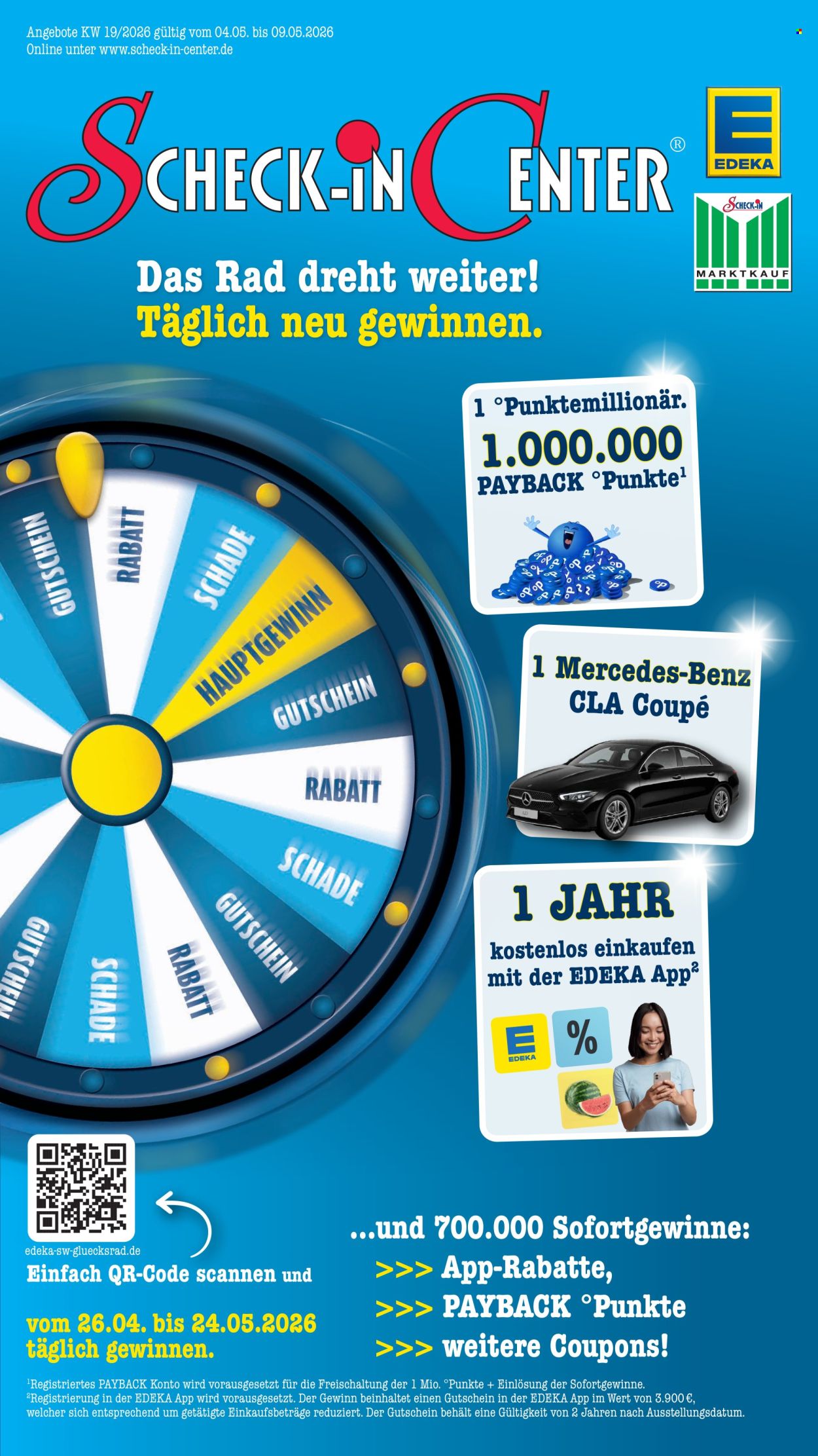 Scheck-in Prospekte  - 4.05.2026 - 9.05.2026. Seite 1
