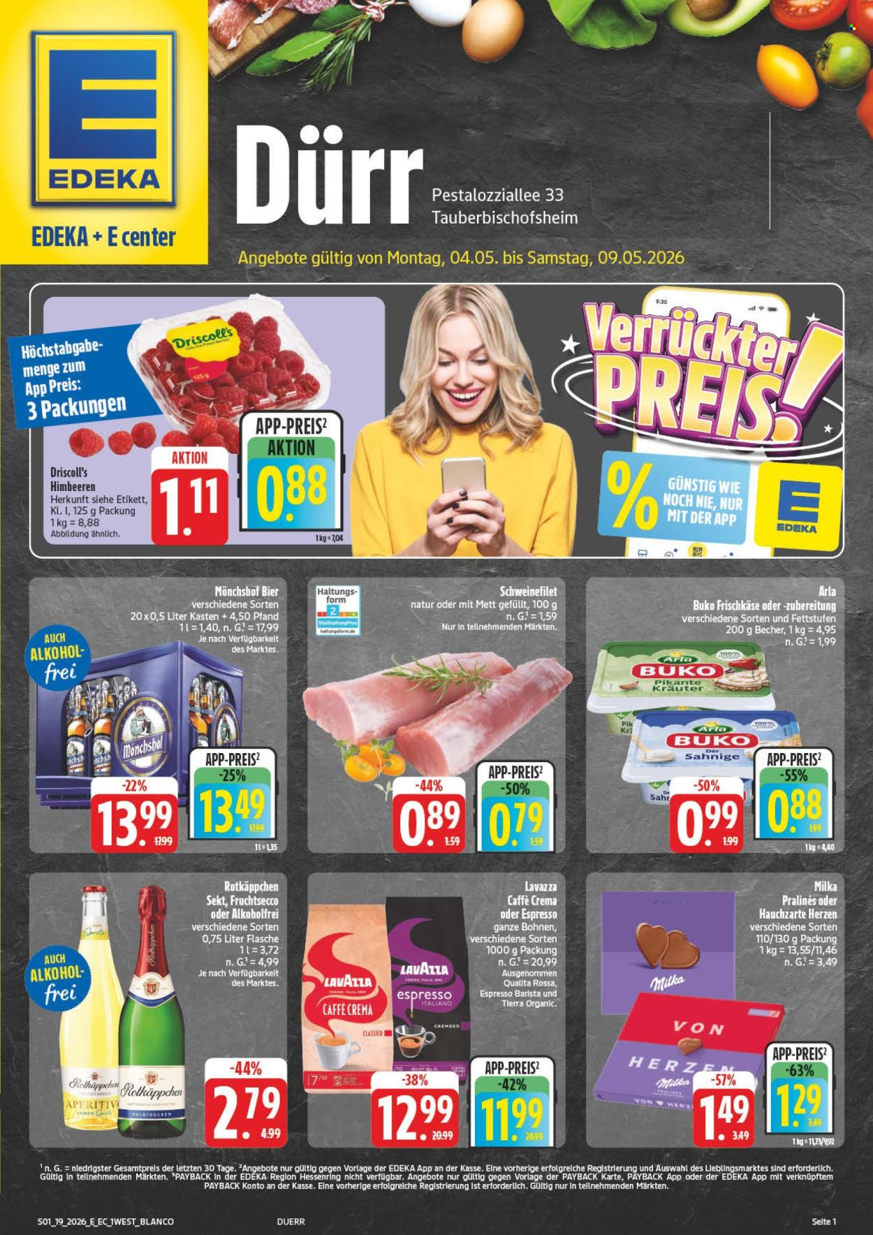E center Prospekte  - 4.05.2026 - 9.05.2026. Seite 1