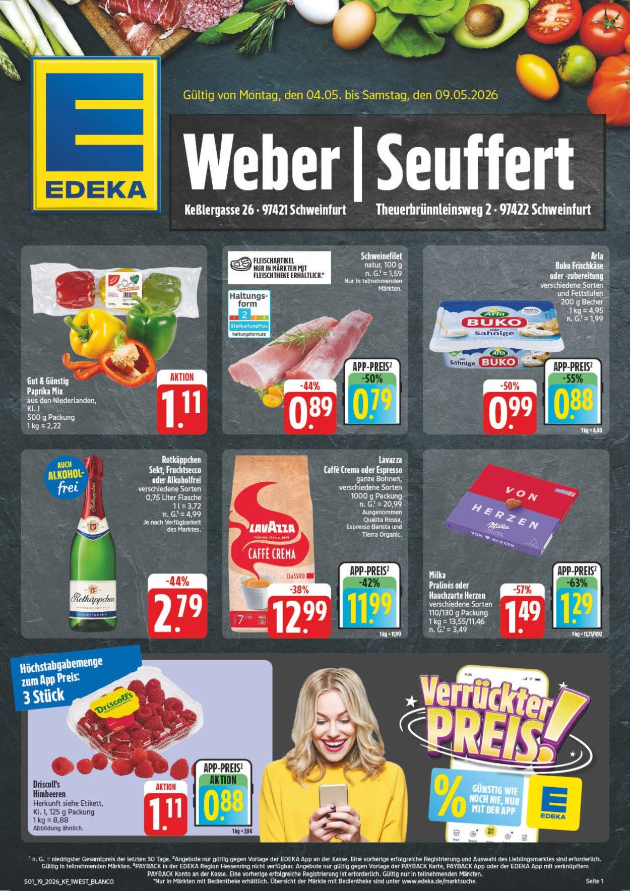 Edeka Prospekte  - 4.05.2026 - 9.05.2026. Seite 1