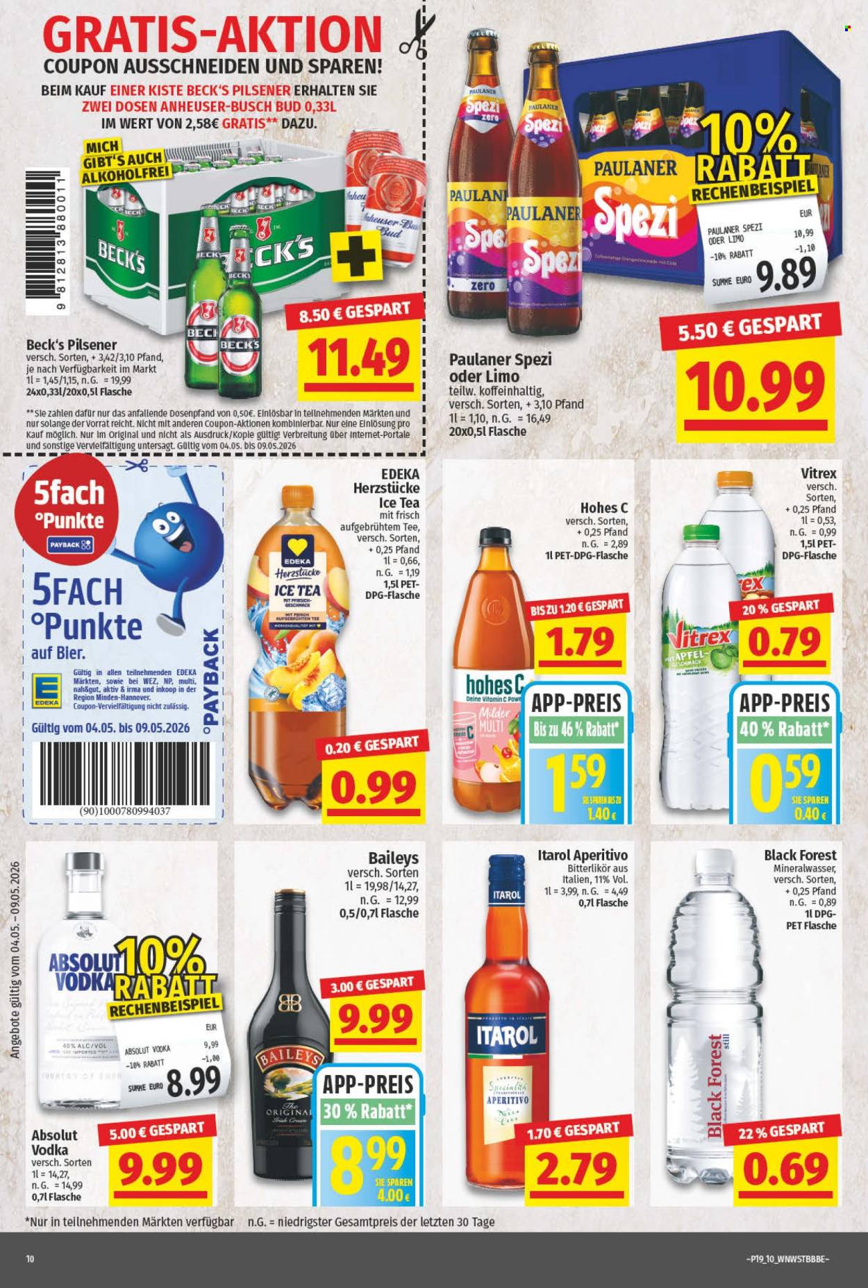 Edeka Prospekte  - 4.05.2026 - 9.05.2026. Seite 10