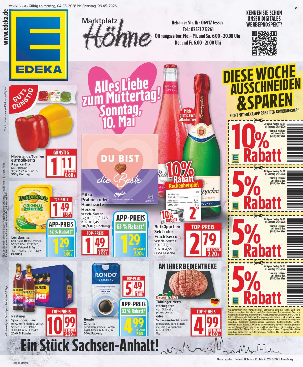 Edeka Prospekte  - 4.05.2026 - 9.05.2026. Seite 1