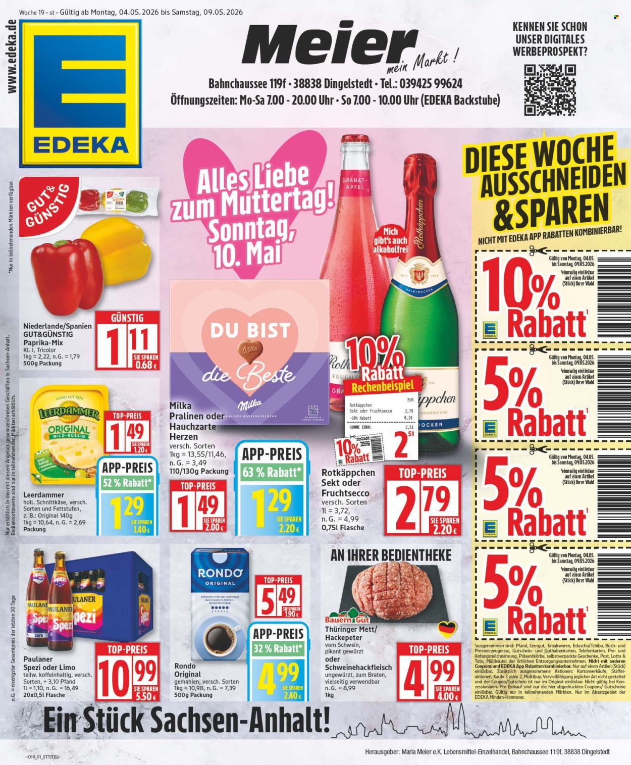 Edeka Prospekte  - 4.05.2026 - 9.05.2026. Seite 1