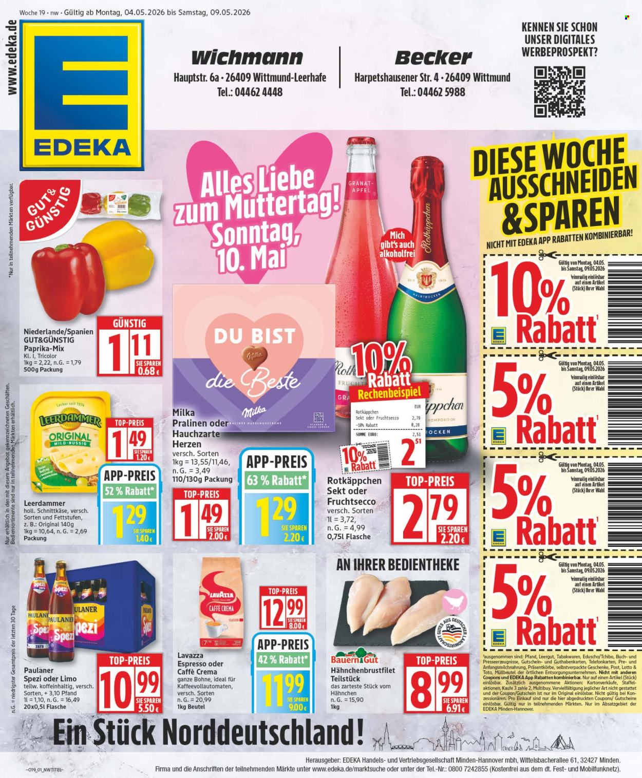 Edeka Prospekte  - 4.05.2026 - 9.05.2026. Seite 1