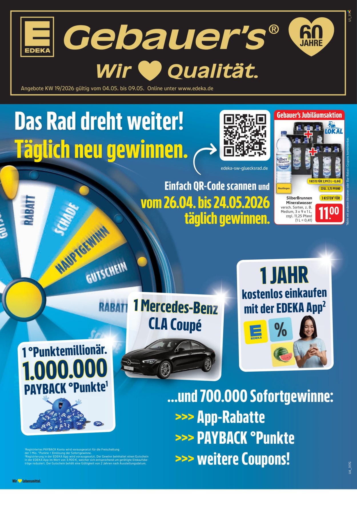 E center Prospekte  - 4.05.2026 - 9.05.2026. Seite 1