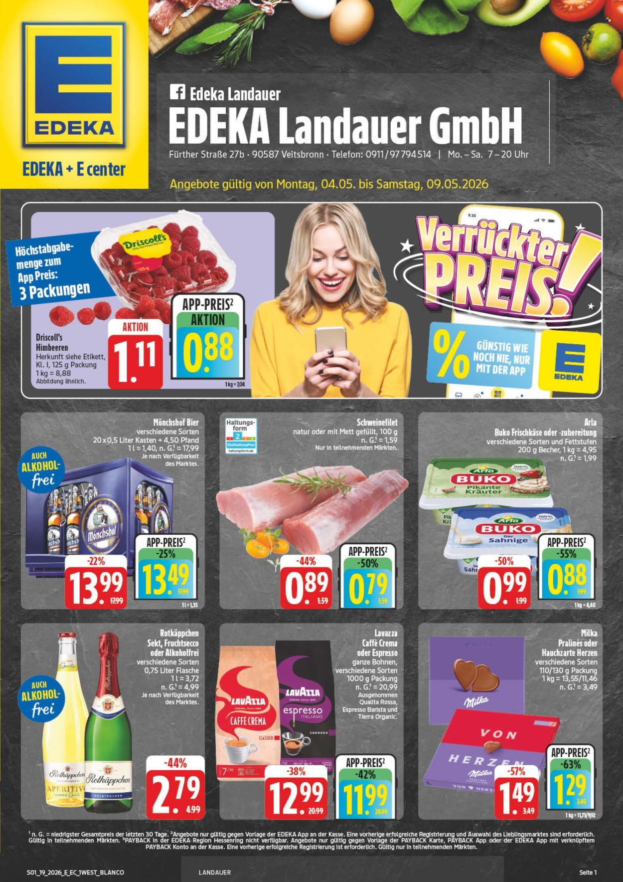 Edeka Prospekte  - 4.05.2026 - 9.05.2026. Seite 1